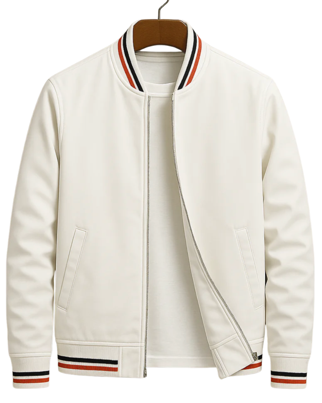 Men's Bomber Jacket with Zipper