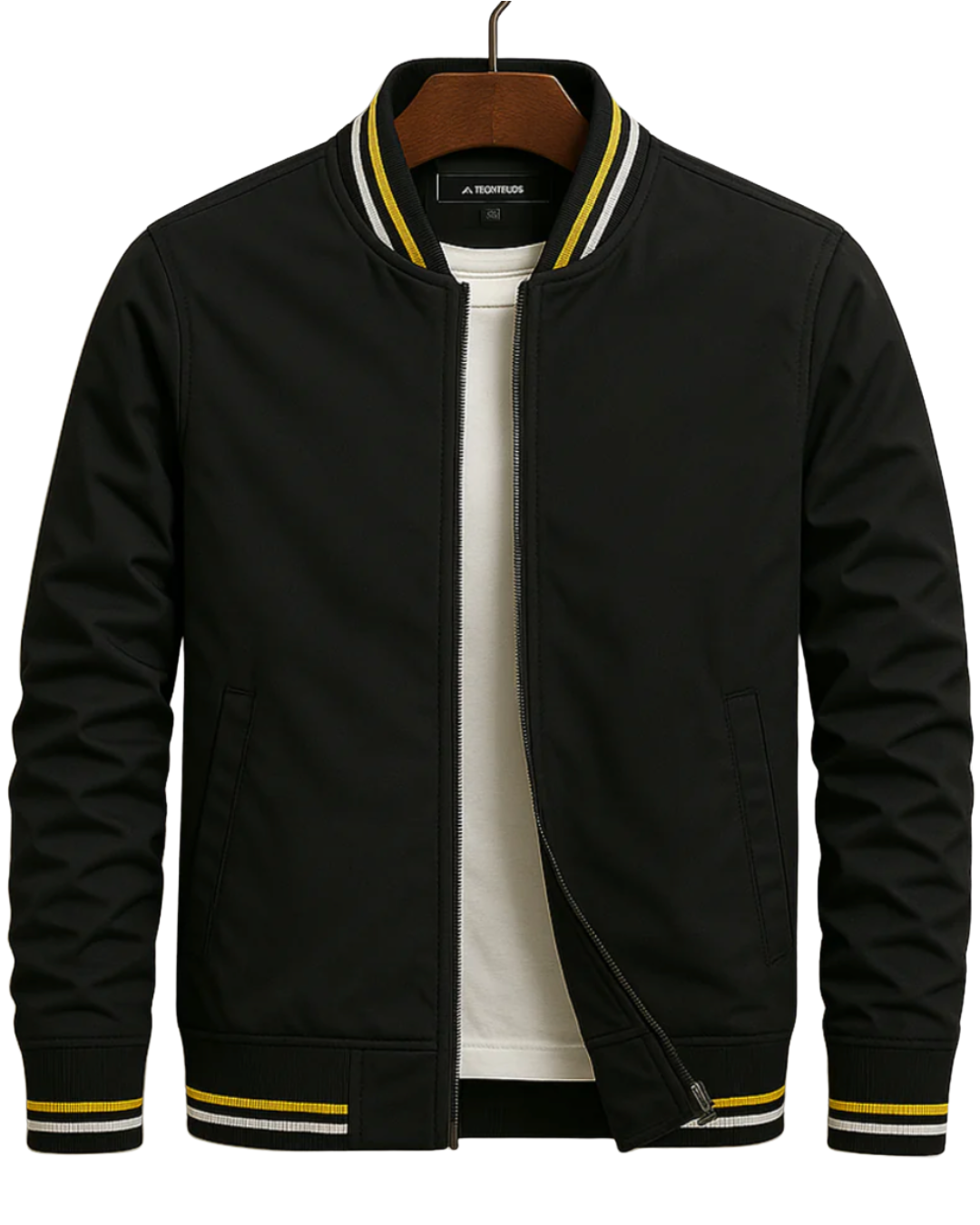 Men's Bomber Jacket with Zipper