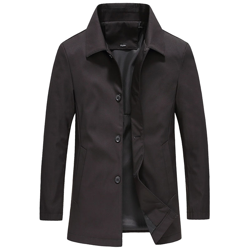 Men's Button-Down Collared Jacket
