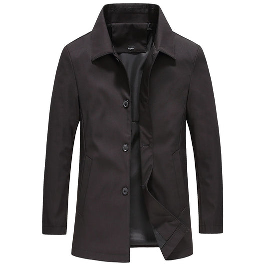 Men's Button-Down Collared Jacket