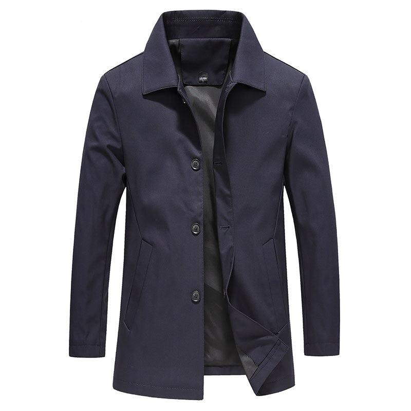 Men's Button-Down Collared Jacket