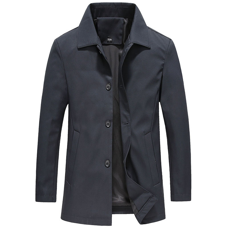 Men's Button-Down Collared Jacket