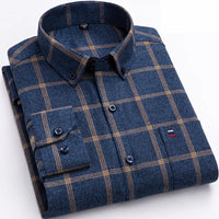 Men's Checked Shirt - Classic Style