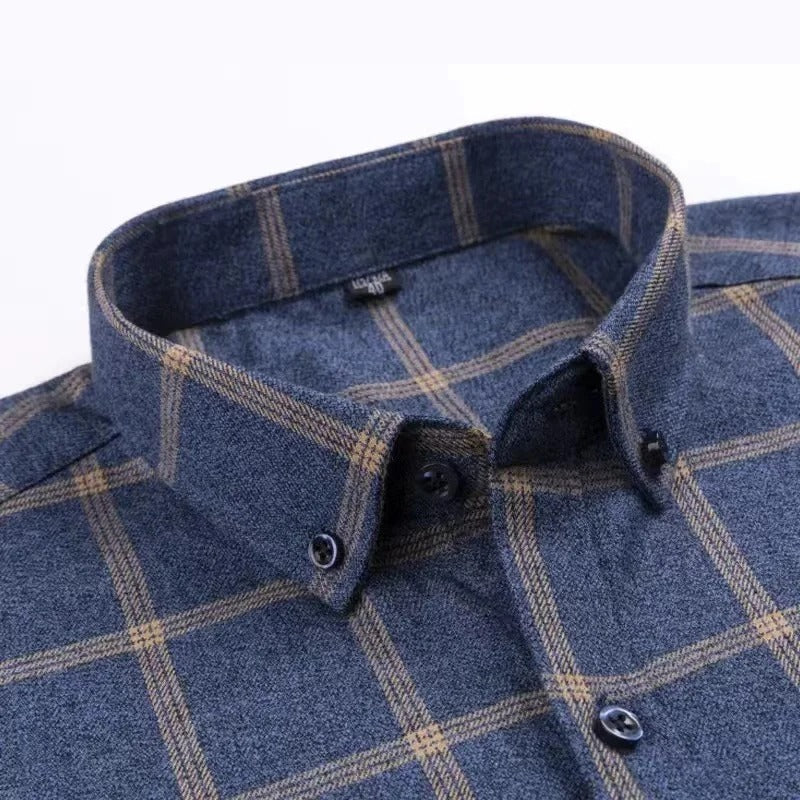 Men's Checked Shirt - Classic Style