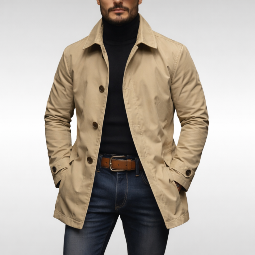 Men's Classic Car Coat