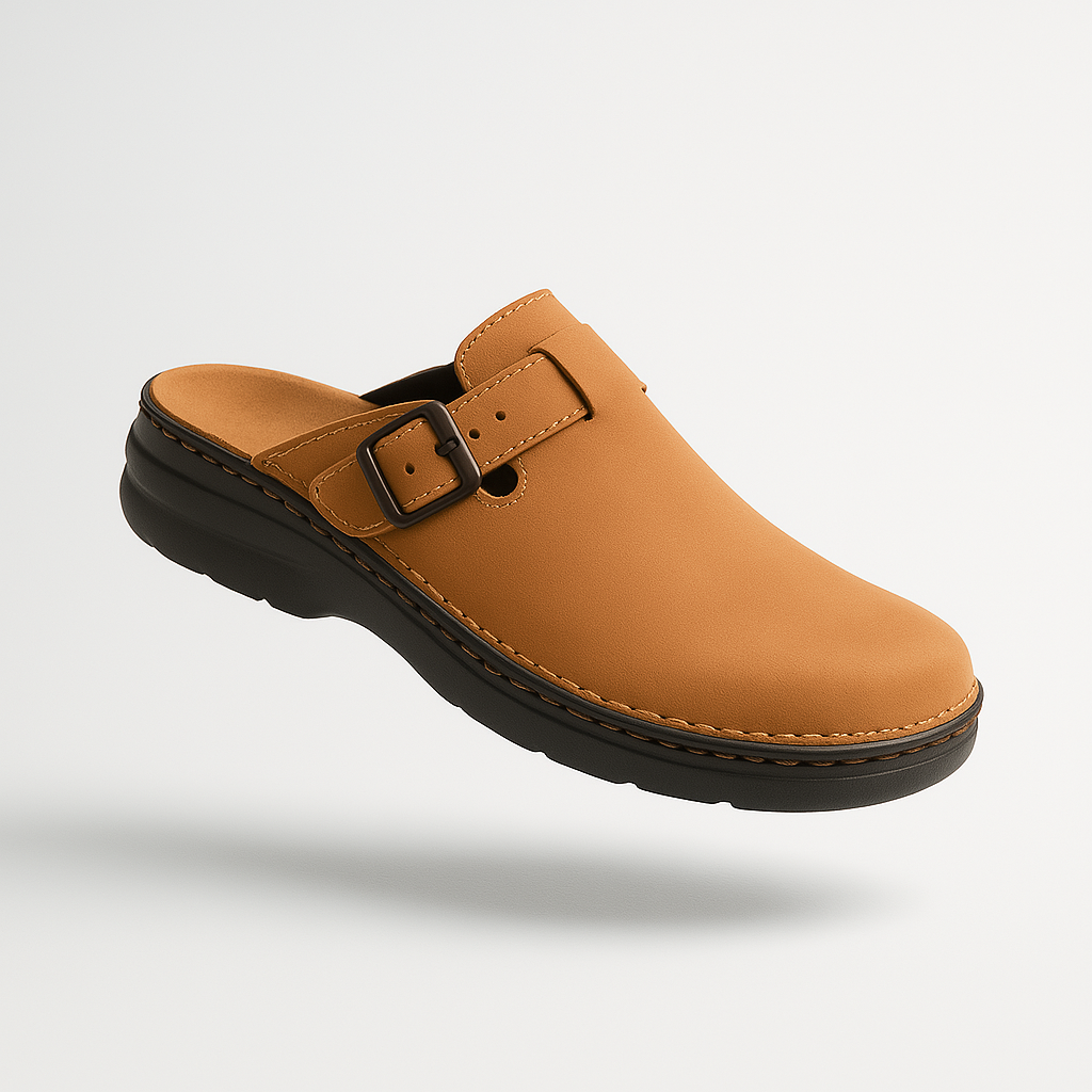 Men's Clogs - Adjustable Buckle and Comfort