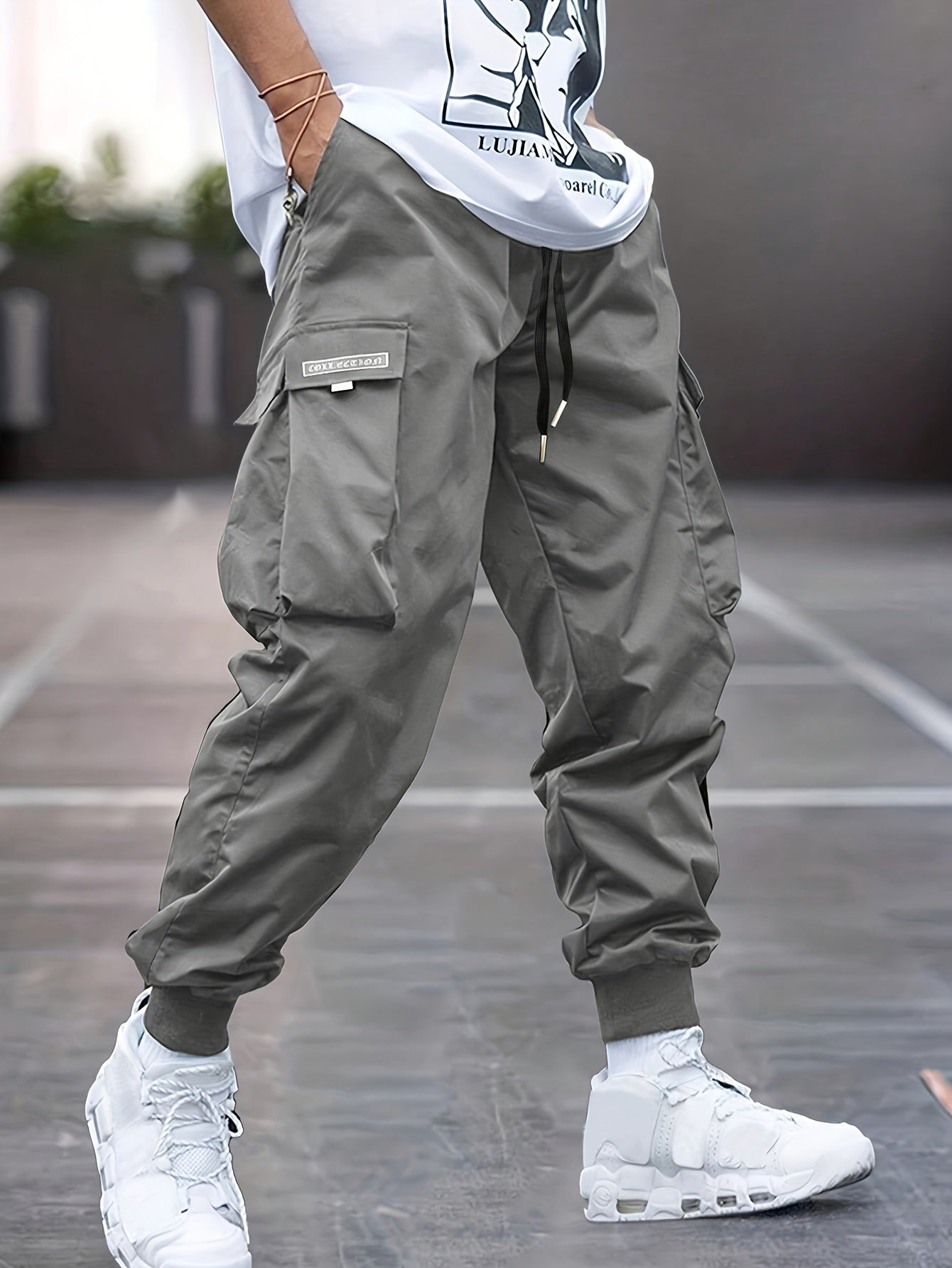 Men's Drawstring Cargo Pants