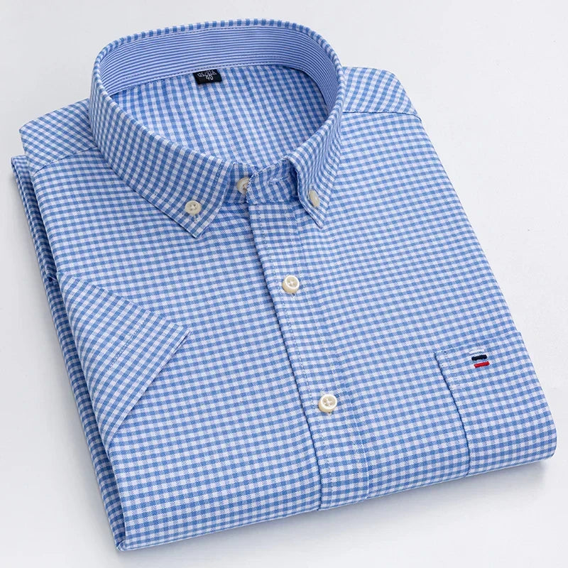 Men's Elegant Shirt – Short Sleeve | Modern Style