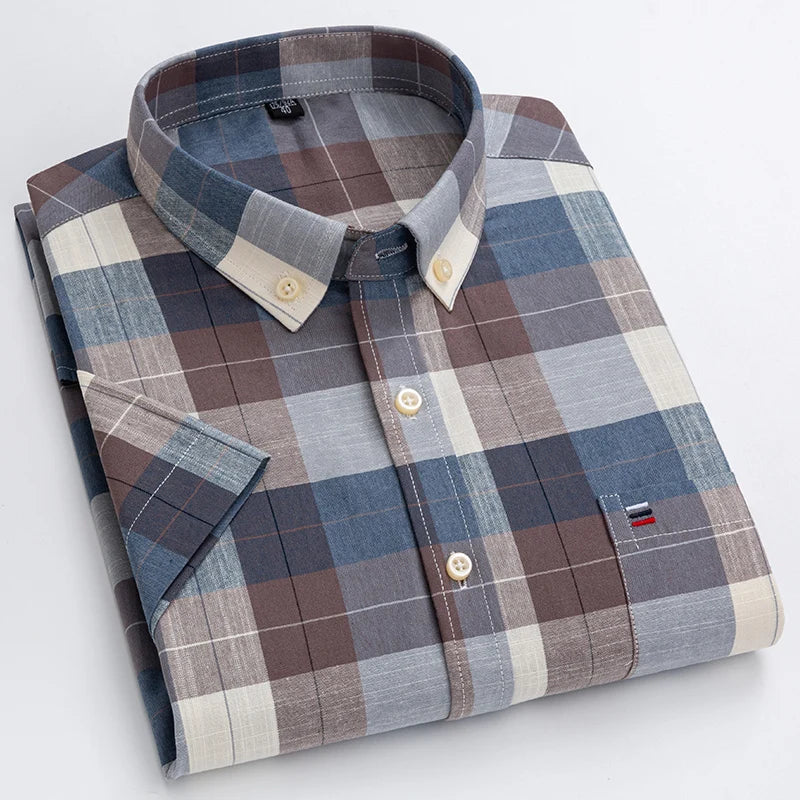 Men's Elegant Shirt – Short Sleeve | Modern Style