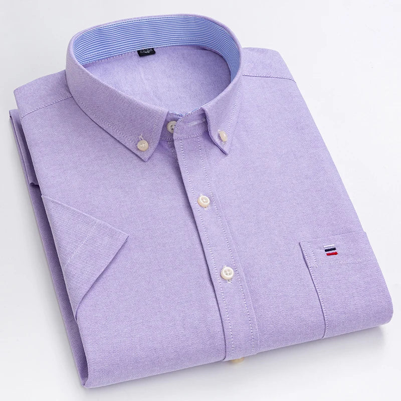 Men's Elegant Shirt – Short Sleeve | Modern Style
