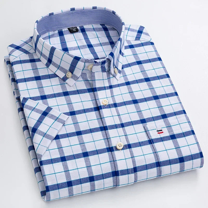 Men's Elegant Shirt – Short Sleeve | Modern Style