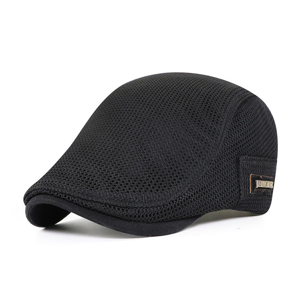 Men's Flat Cap Breathable Driver Hat