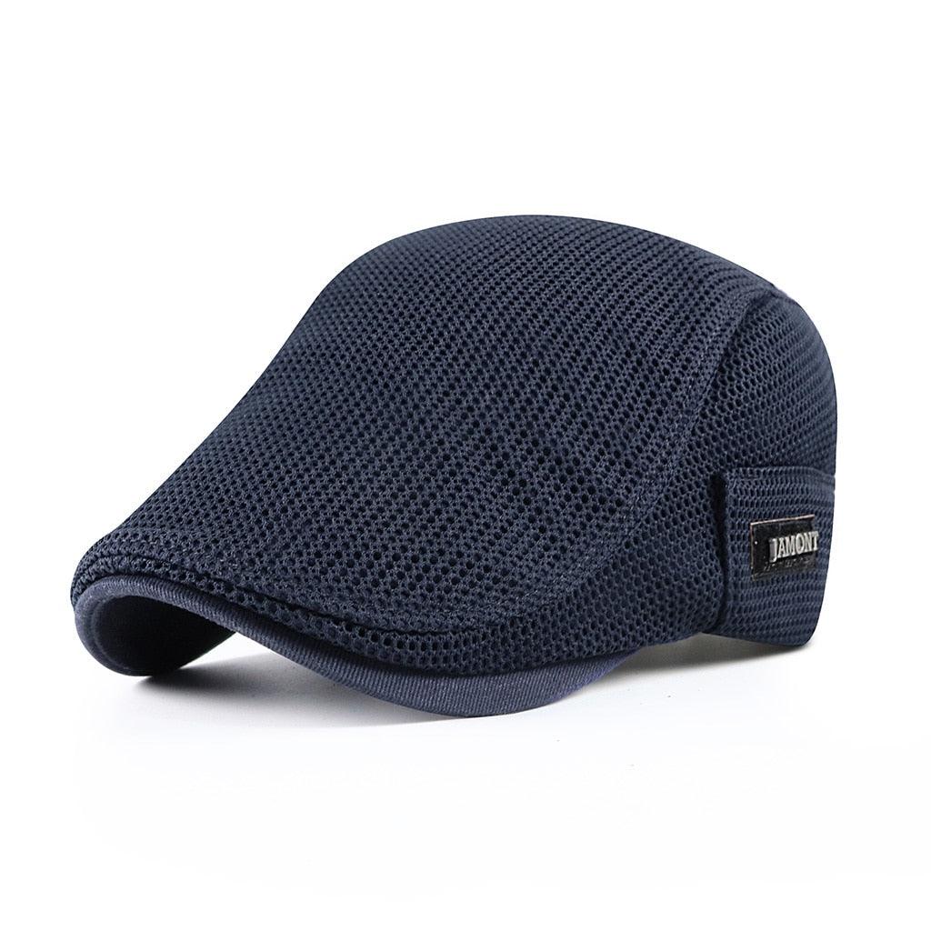 Men's Flat Cap Breathable Driver Hat