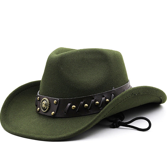 Men's Hat with Adjustable Buckle