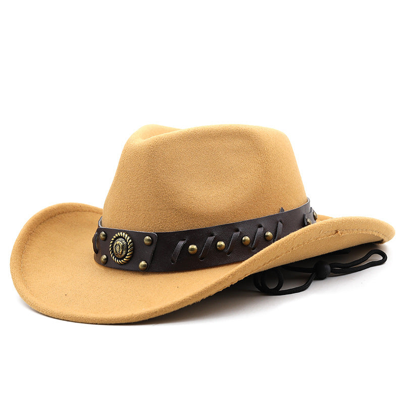 Men's Hat with Adjustable Buckle