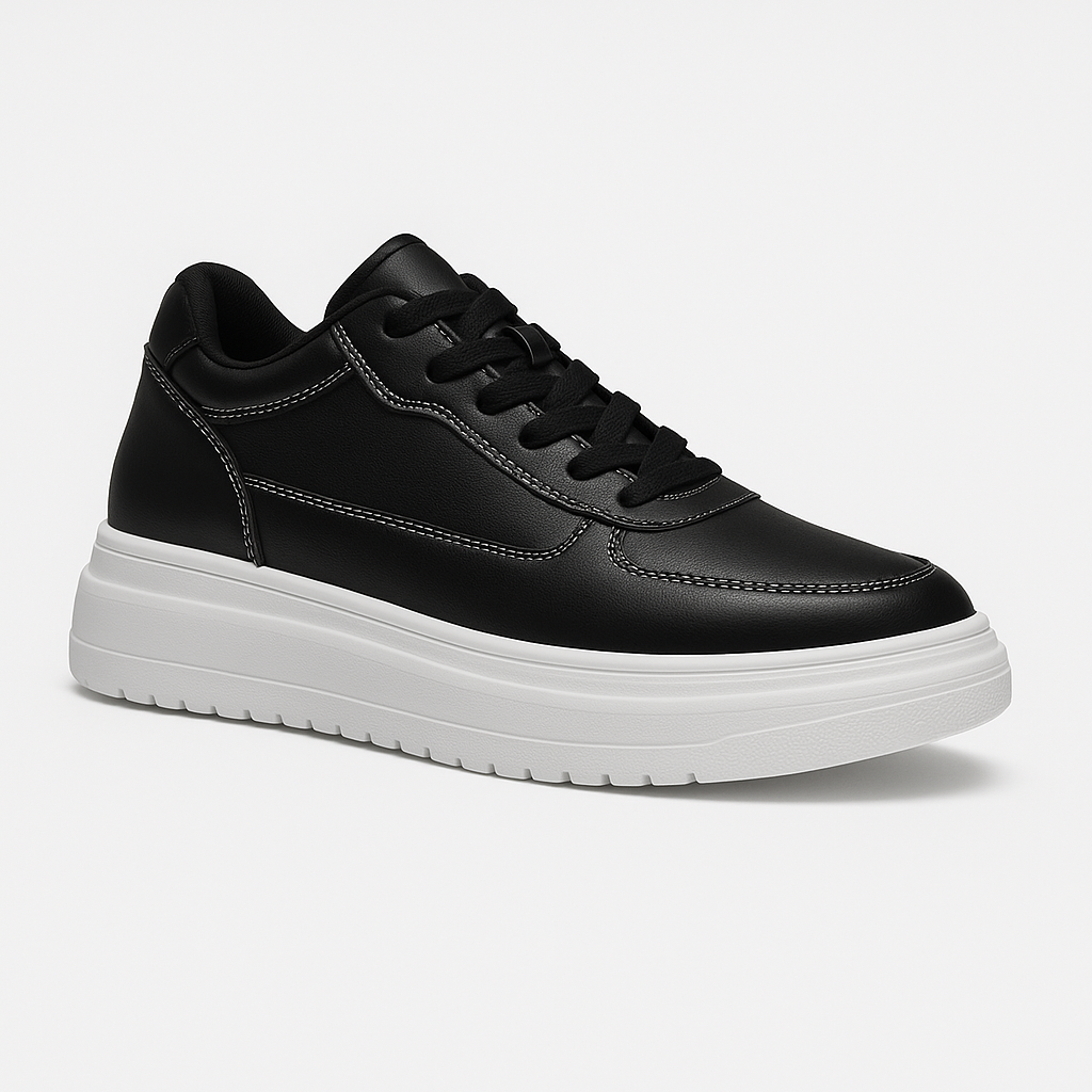 Men's Height Increasing Ankle Sneakers – Discreet Height, Comfort and Style