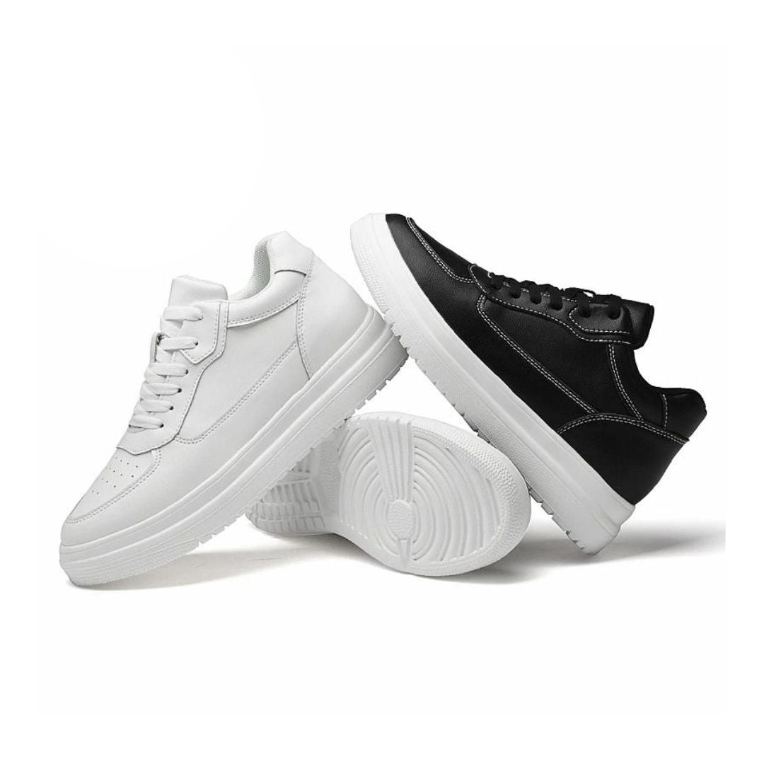 Men's Height Increasing Ankle Sneakers – Discreet Height, Comfort and Style