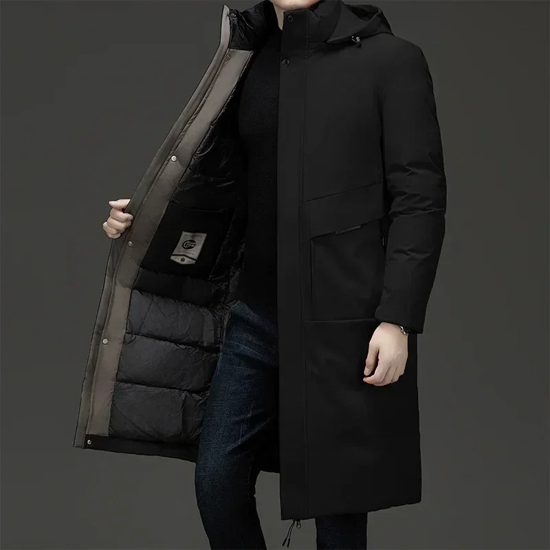 Men's Hooded Long Coat