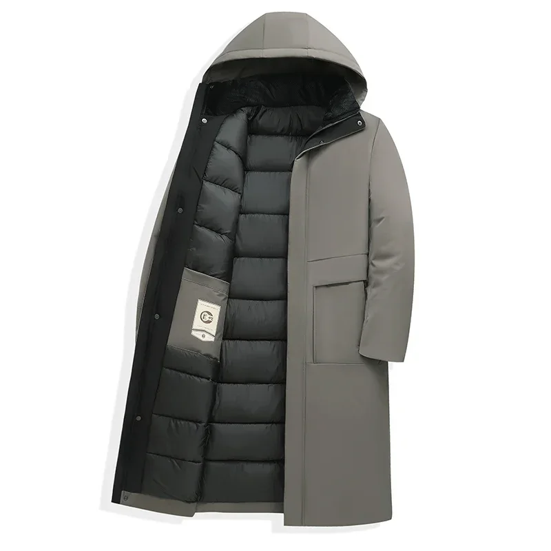 Men's Hooded Long Coat