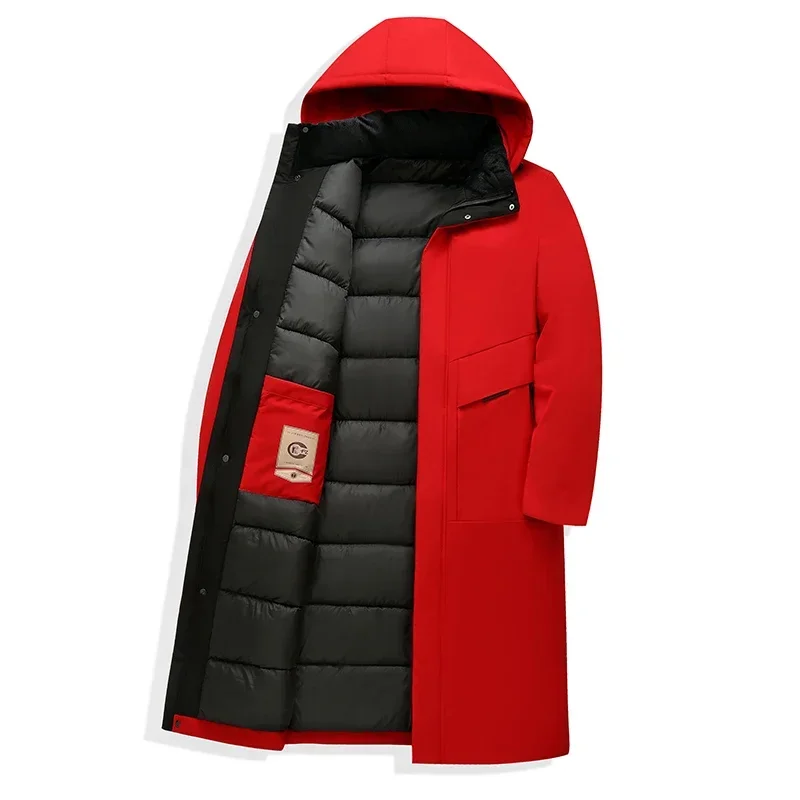Men's Hooded Long Coat