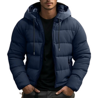 Men's Hooded Quilted Puffer Jacket
