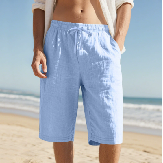 Men's Knee Length Pull-On Chino Shorts