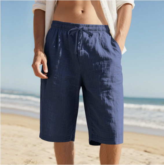 Men's Knee Length Pull-On Chino Shorts