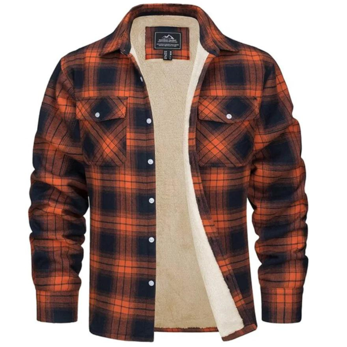 Men's Lined Plaid Jacket