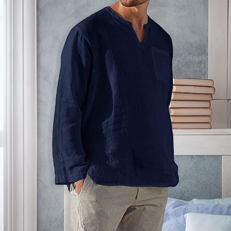 Men's Long Sleeve Shirt - Slim Fit