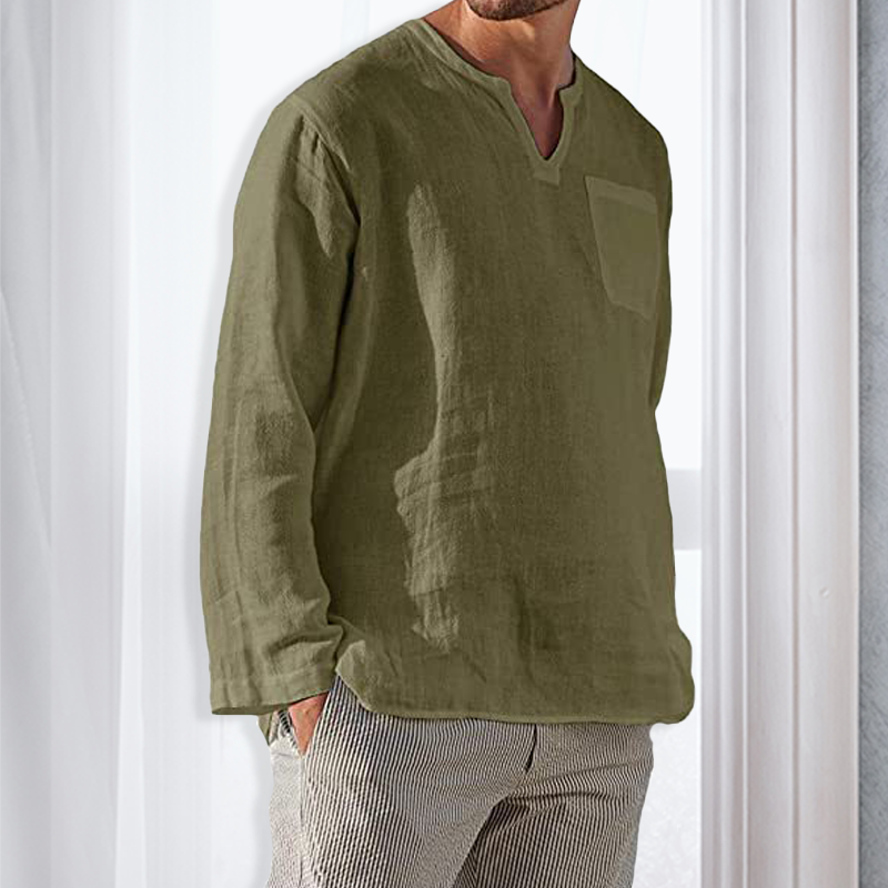 Men's Long Sleeve Shirt - Slim Fit