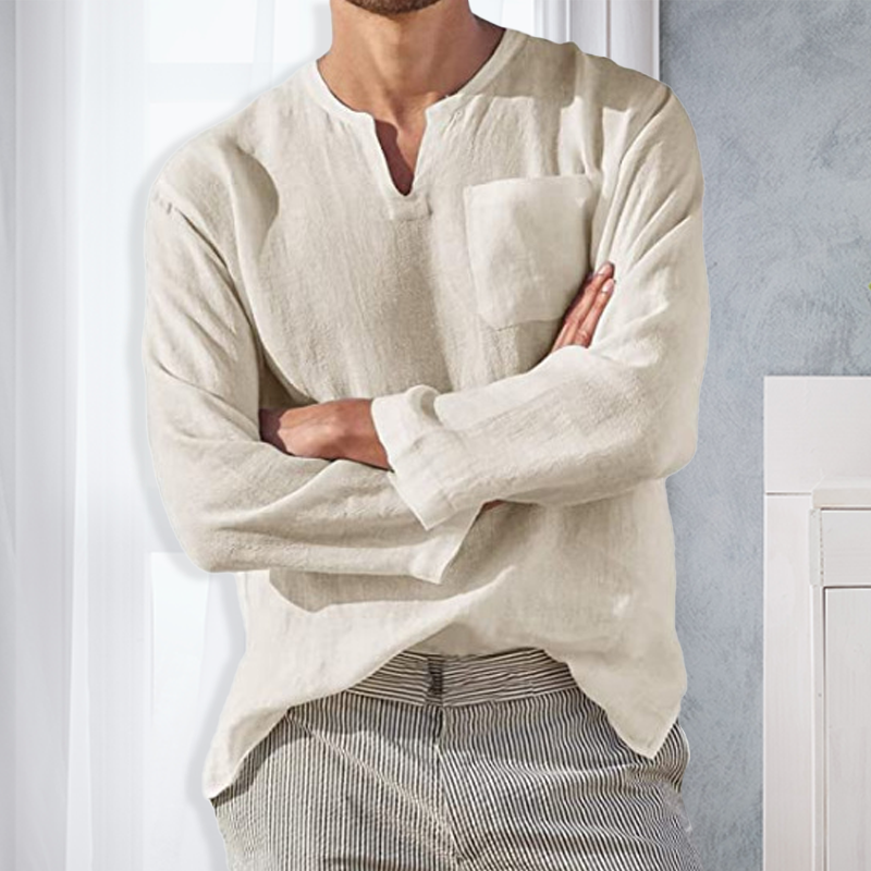 Men's Long Sleeve Shirt - Slim Fit