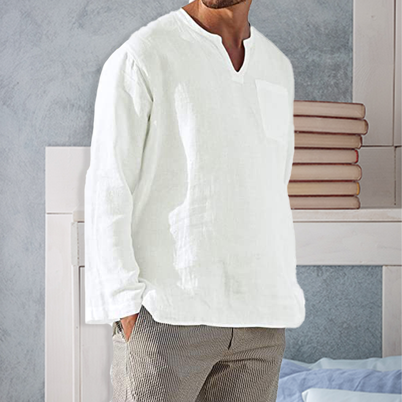 Men's Long Sleeve Shirt - Slim Fit