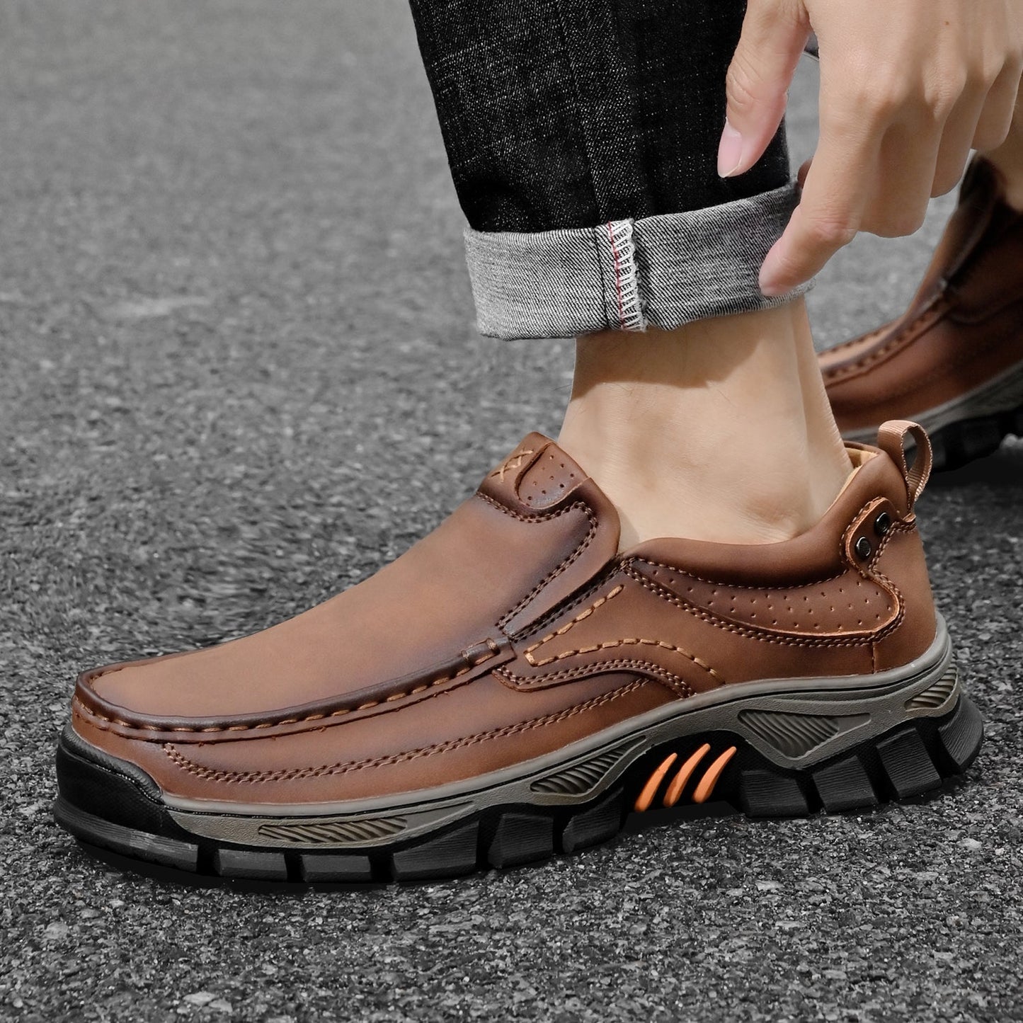 Men's Orthopedic Transition Boots with Comfortable Sole