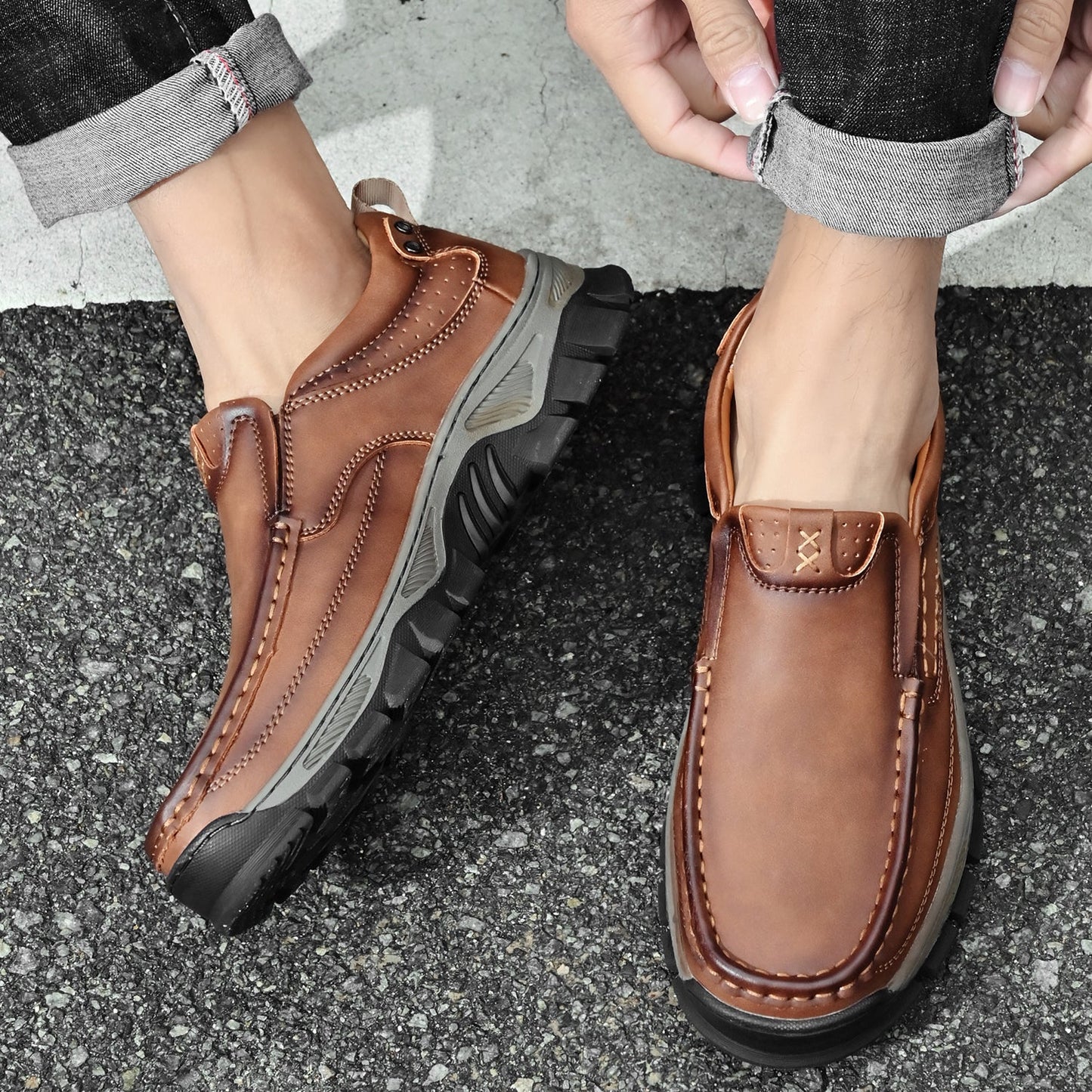 Men's Orthopedic Transition Boots with Comfortable Sole