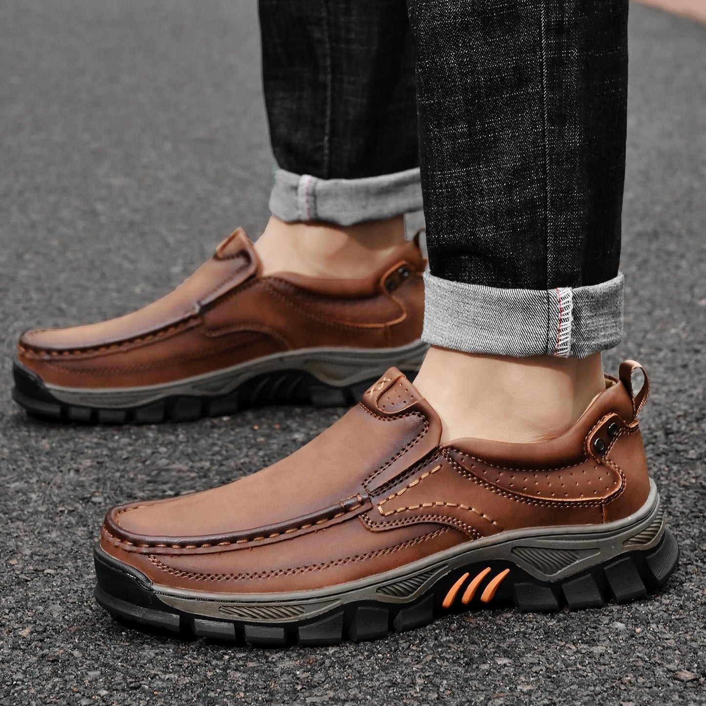 Men's Orthopedic Transition Boots with Comfortable Sole