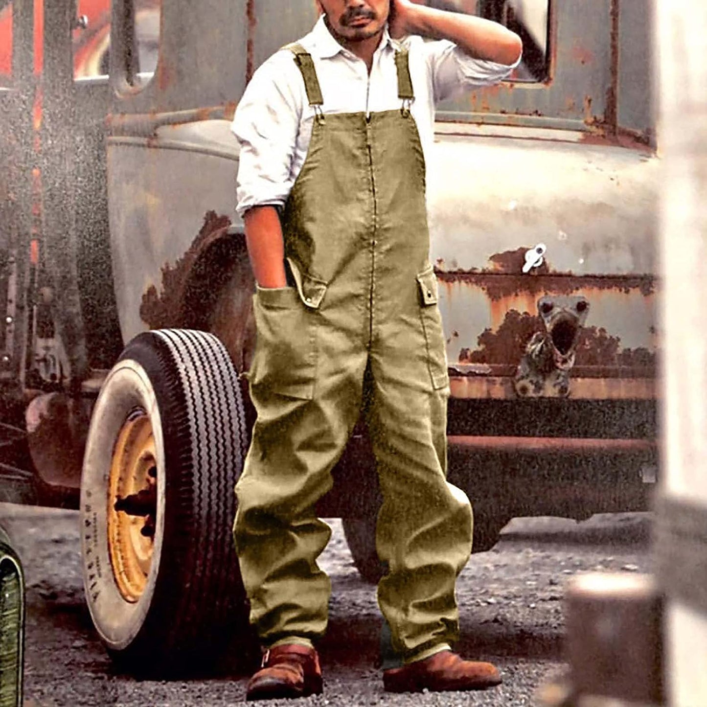 Men's Overalls - Adjustable Straps