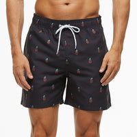 Men’s Quick-Dry Swim Shorts with Adjustable Drawstring Waist