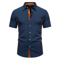 Men's Short Sleeve Shirt with Modern Cut