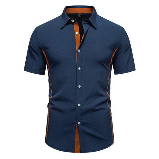 Men's Short Sleeve Shirt with Modern Cut
