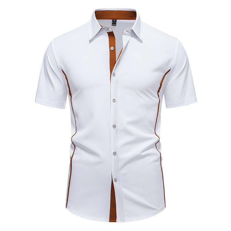 Men's Short Sleeve Shirt with Modern Cut