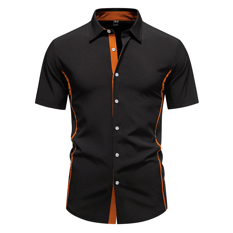Men's Short Sleeve Shirt with Modern Cut