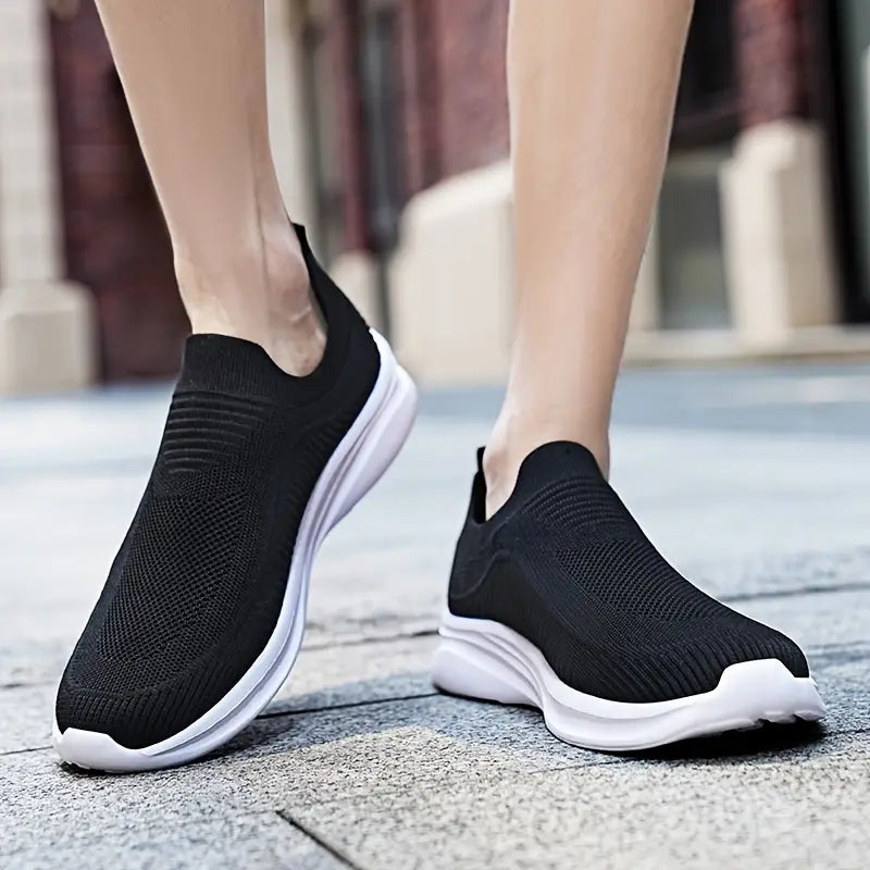 Men's Slip-On Sneakers with Breathable Upper