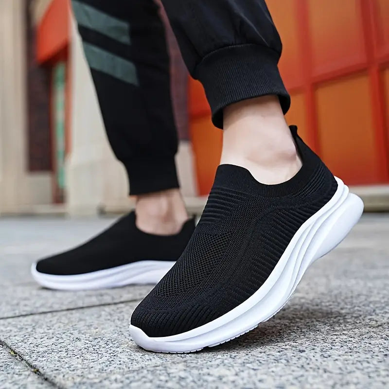 Men's Slip-On Sneakers with Breathable Upper