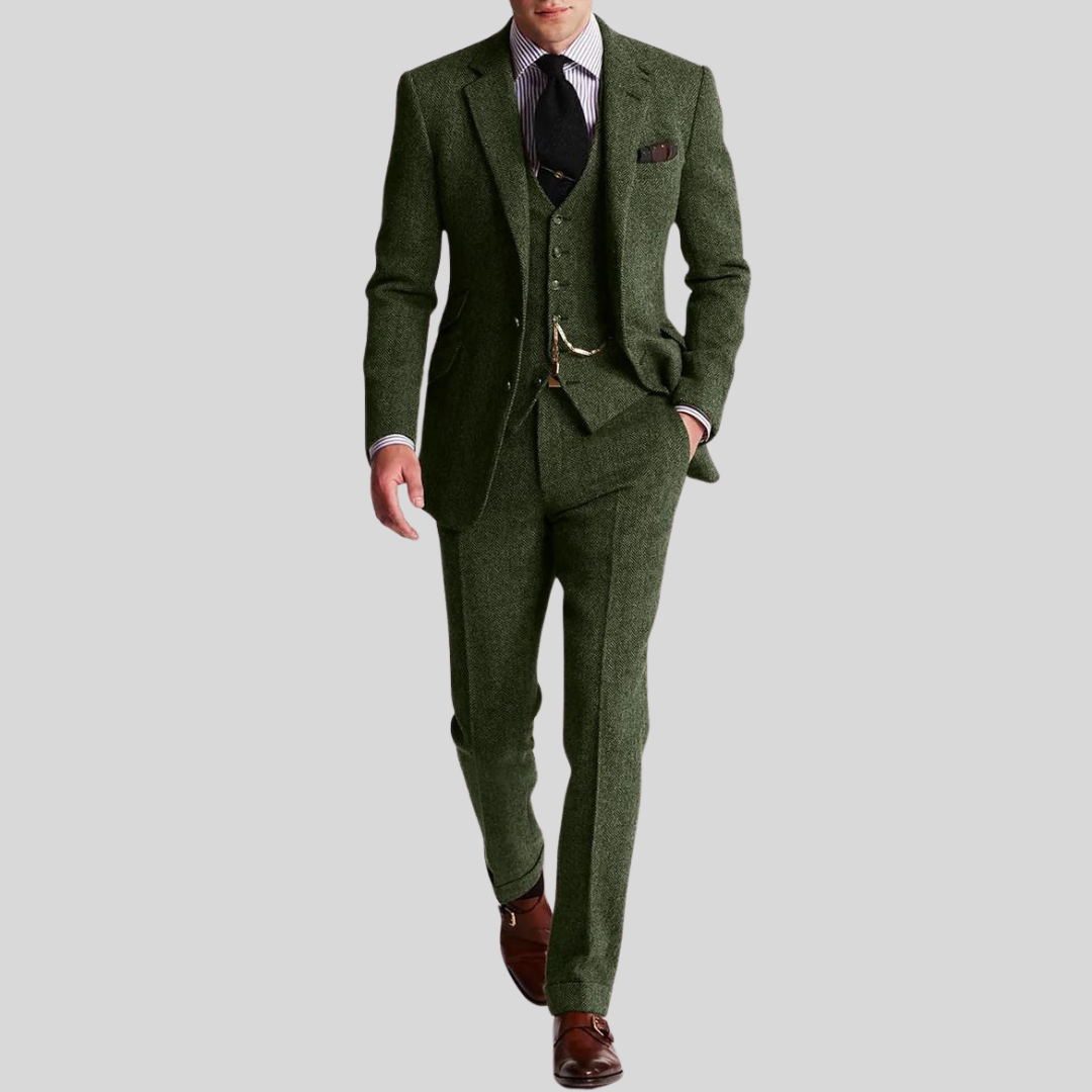 Men's Suit – 3-Piece – Slim Fit | Jacket, Vest, Pants