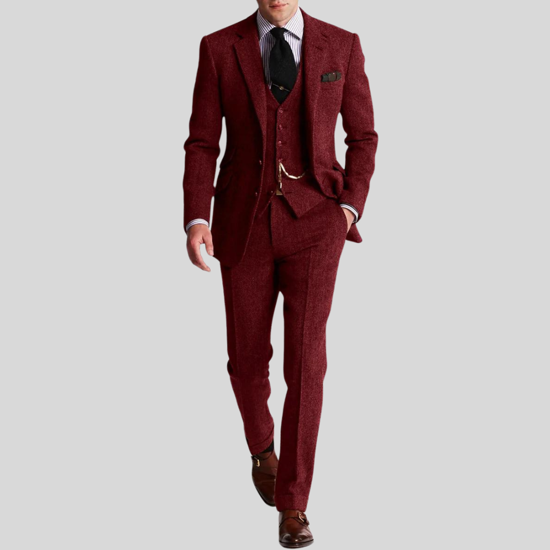 Men's Suit – 3-Piece – Slim Fit | Jacket, Vest, Pants