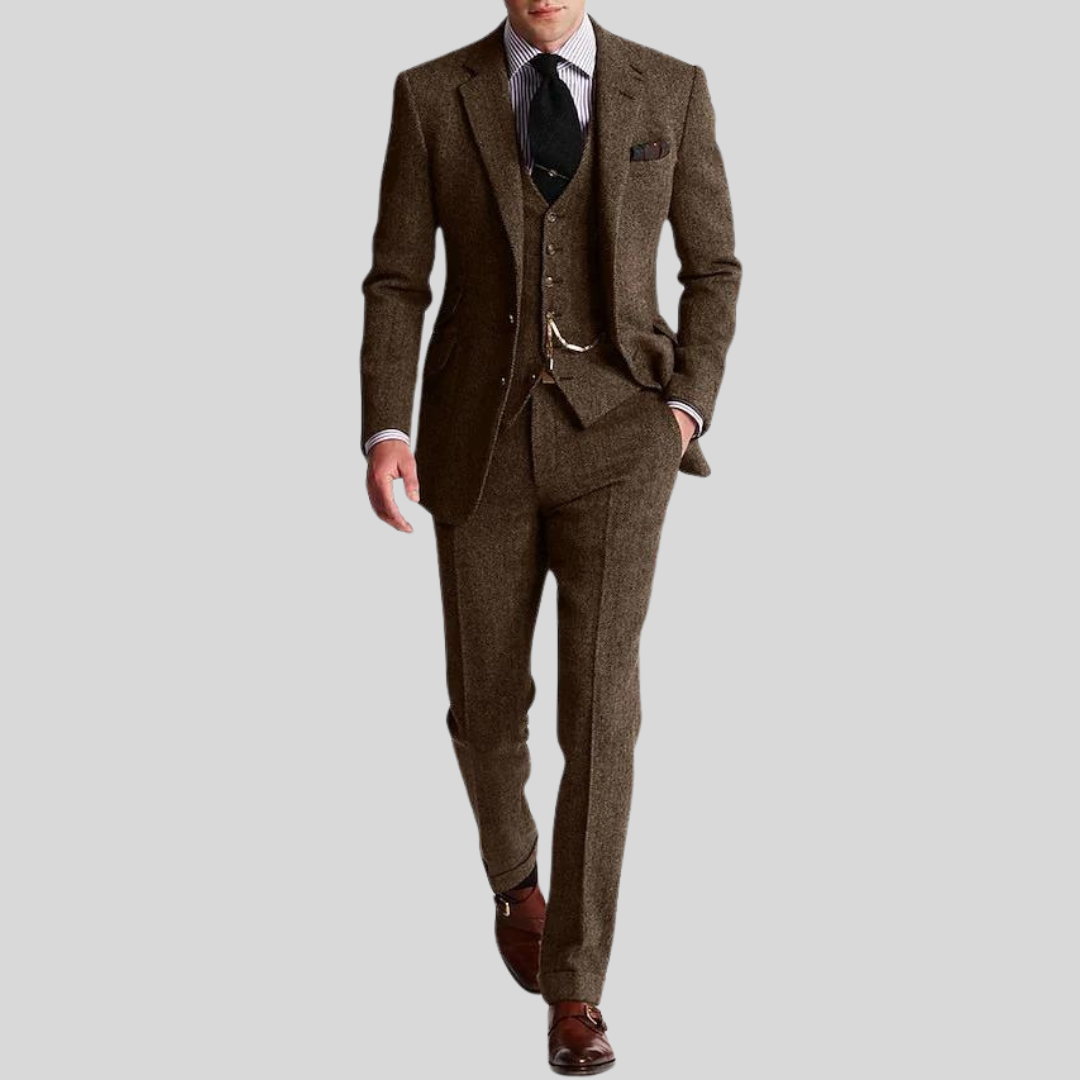 Men's Suit – 3-Piece – Slim Fit | Jacket, Vest, Pants