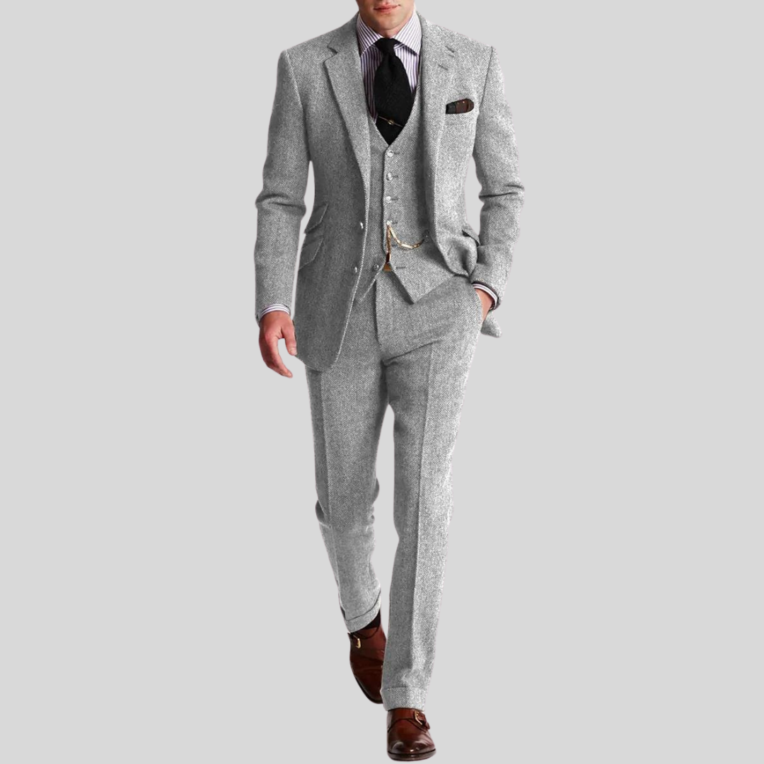 Men's Suit – 3-Piece – Slim Fit | Jacket, Vest, Pants