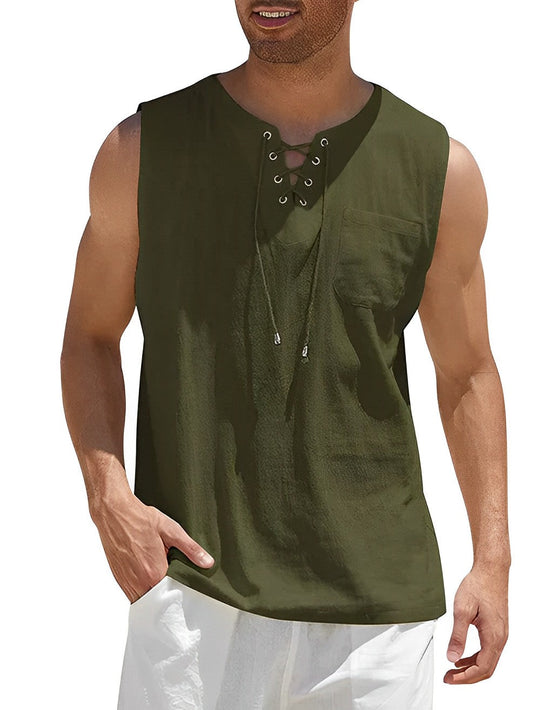 Men's Tank Top | Airy Summer Comfort & Stylish V-Neck