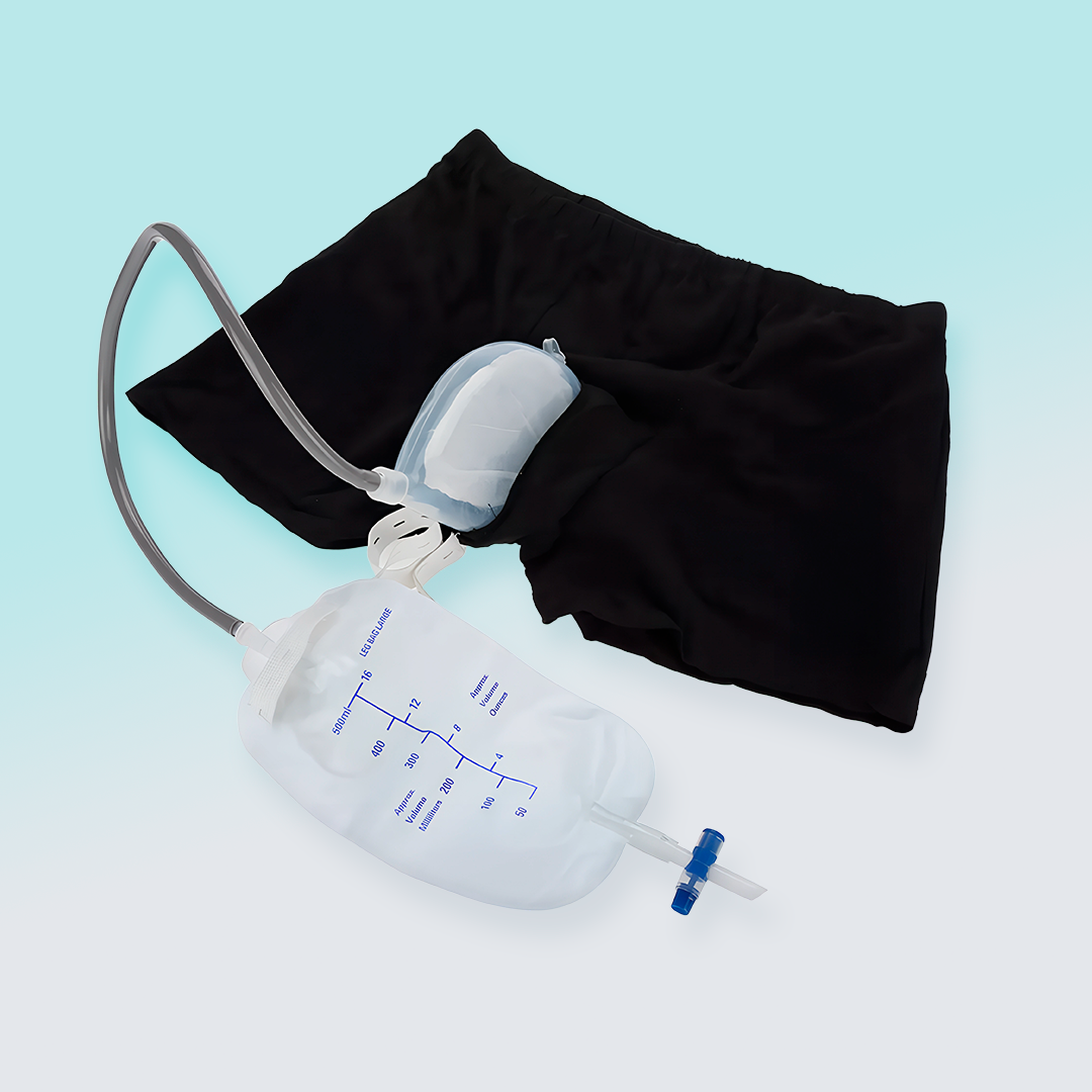Men's Urinal Pants with Leak-Free Catheter – Comfort and Discreet Support