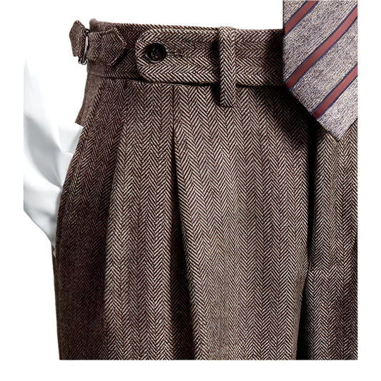 Men's Vintage Style Casual Trousers